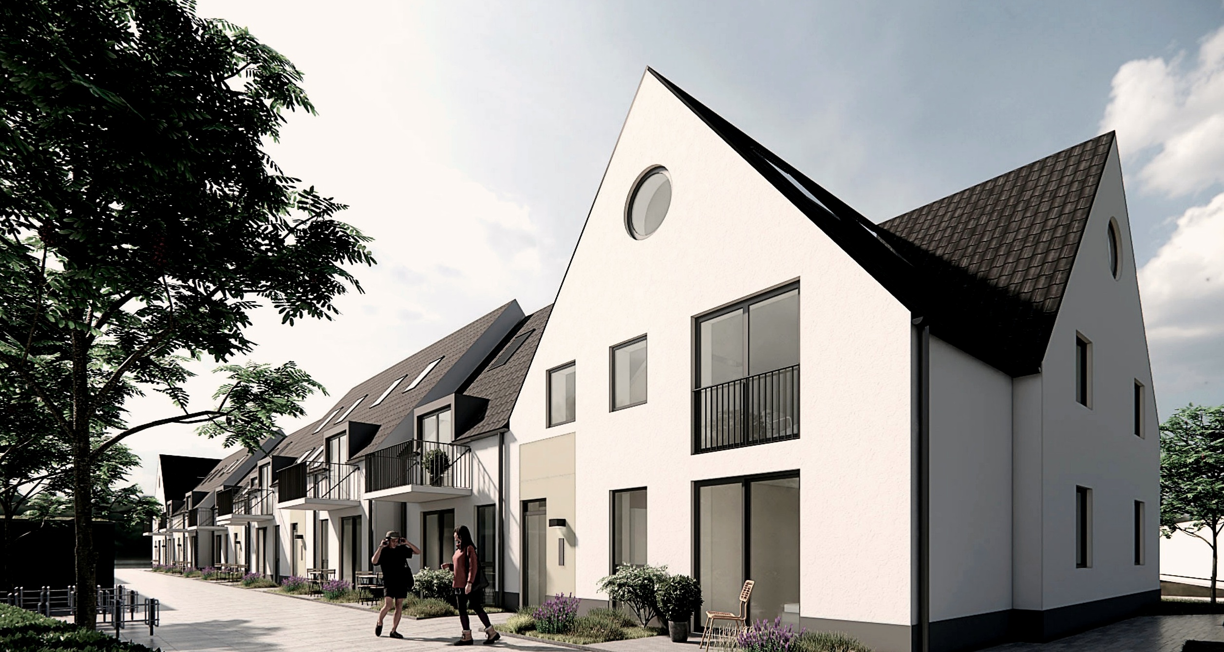Architectural visualisation of Akacietorvet